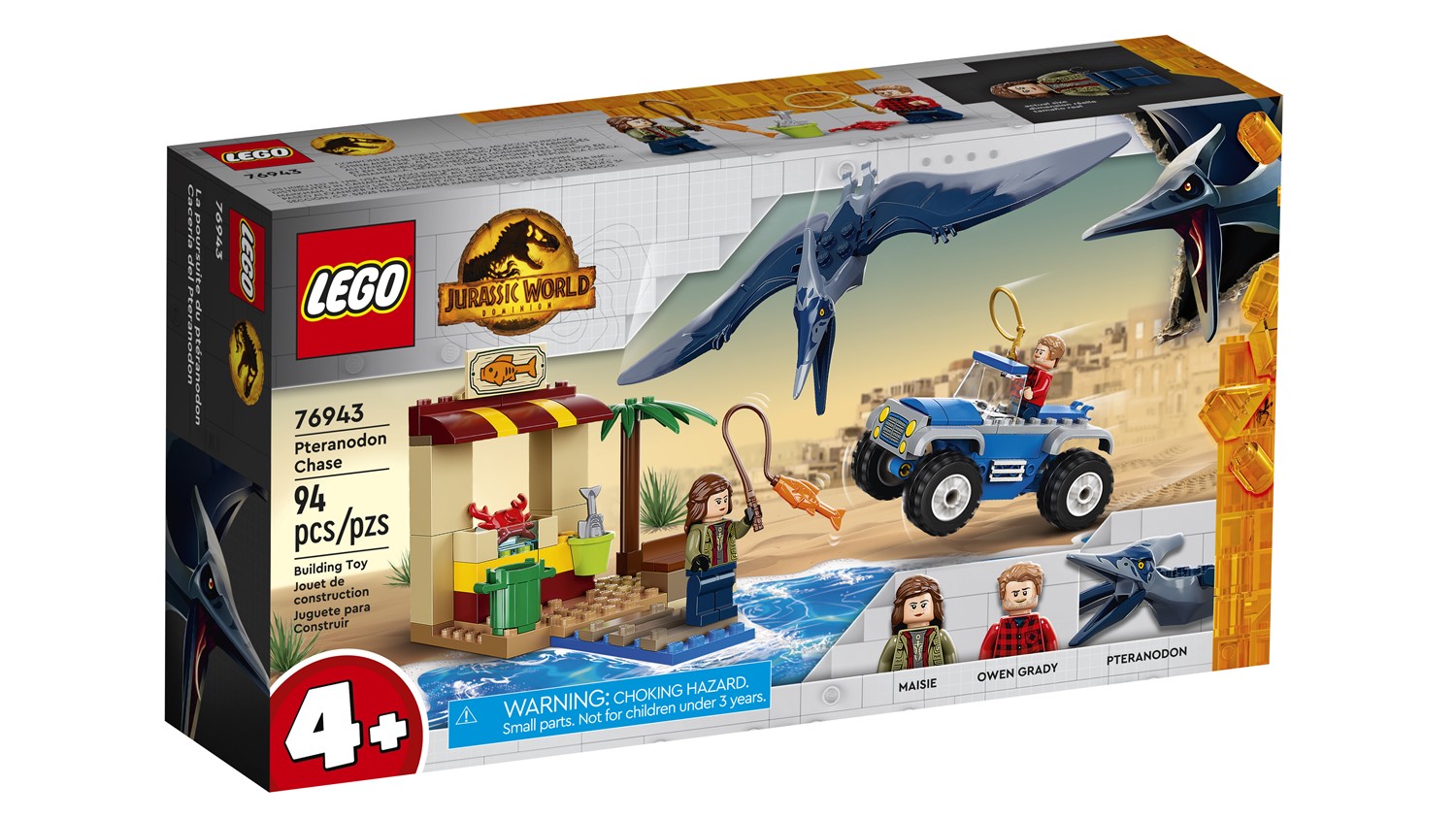 LEGO Jurassic World 76943 pościg za pteranodonem