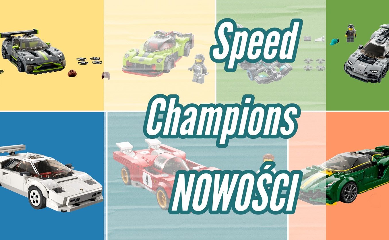 Dwa nowe Mercedesy i pięć innych modeli LEGO Speed Champions wjeżdża na rynek