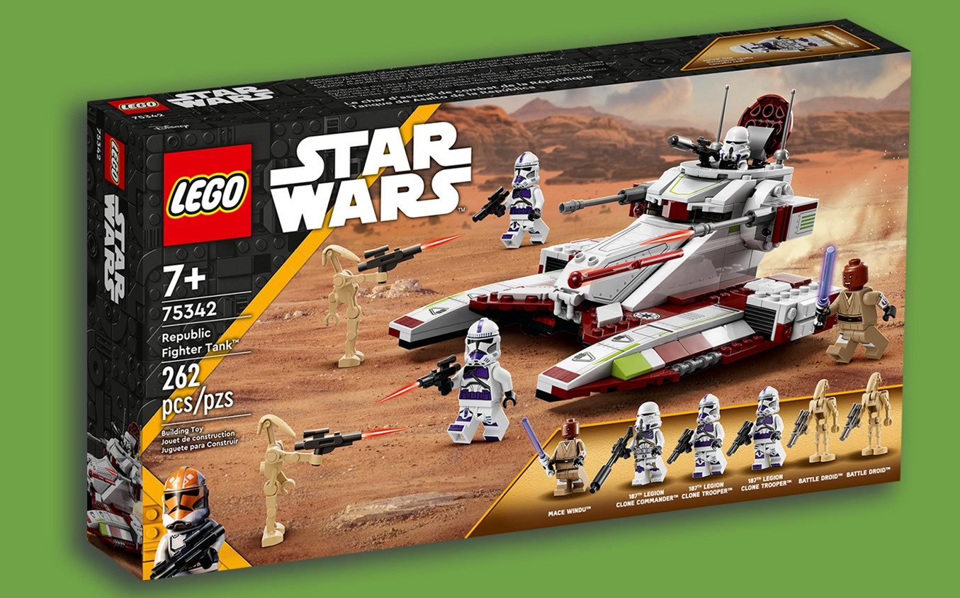 75342 LEGO Czołg Republiki już oficjalnie od 26 kwietnia!