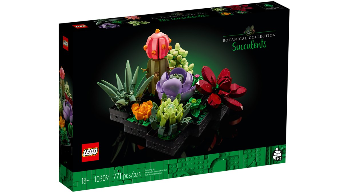 Nowości LEGO 2022 10309 Sukulenty