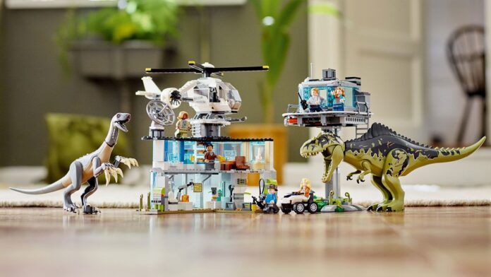 LEGO Atak giganotozaura i terizinozaura