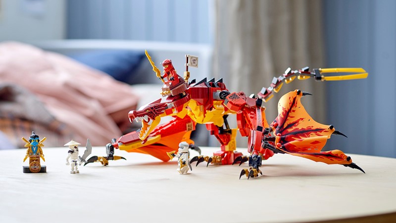 Wycofania LEGO 2022 71753 Atak smoka ognia