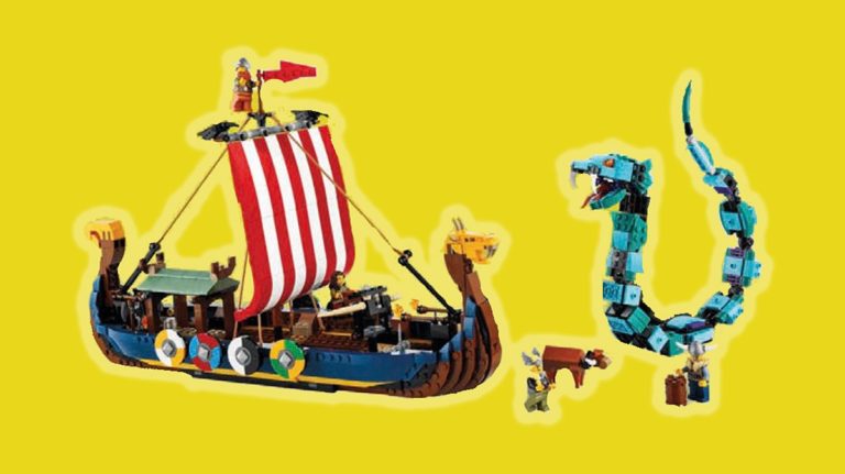 Nieoficjalne zdjęcie setu LEGO 31132 Statek wikingów