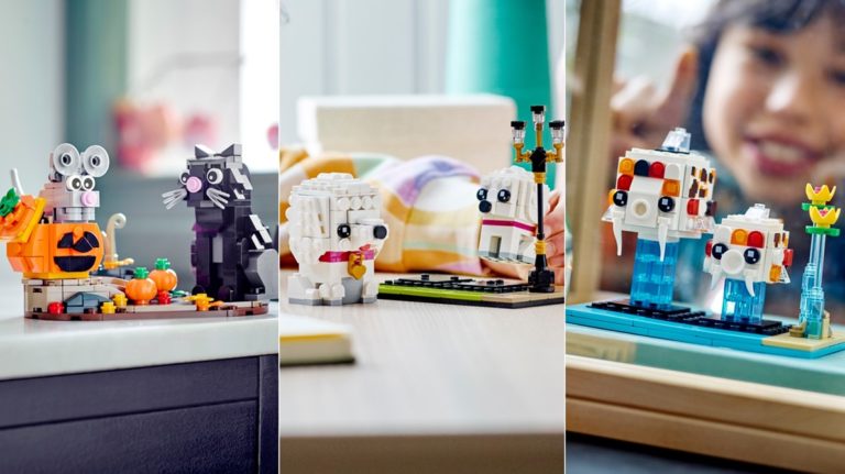 Dwa nowe sety LEGO BrickHeadz i dwa okolicznościowe. Wszystkie to słodkie zwierzaki!