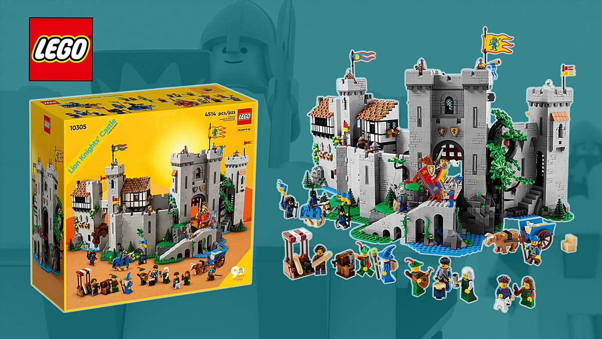 Debiut potężnego LEGO Zamku rycerzy herbu Lew. Dlaczego warto go mieć?