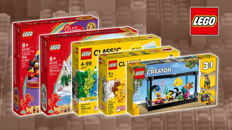 Pięć kolejnych setów w dziale „ostatnia szansa na zakup” na stronie LEGO