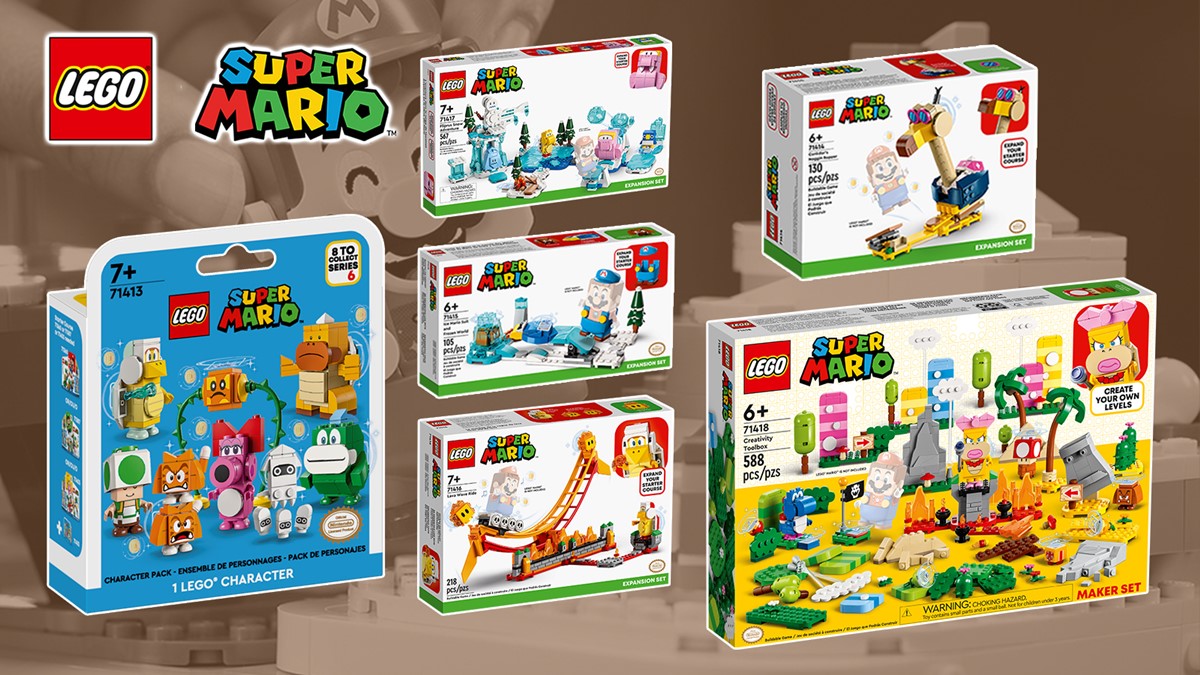 Na stronie LEGO pojawiło się 6 nowych zestawów serii Super Mario