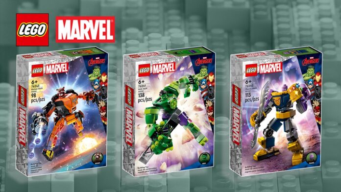 LEGO mechy Marvel 2023