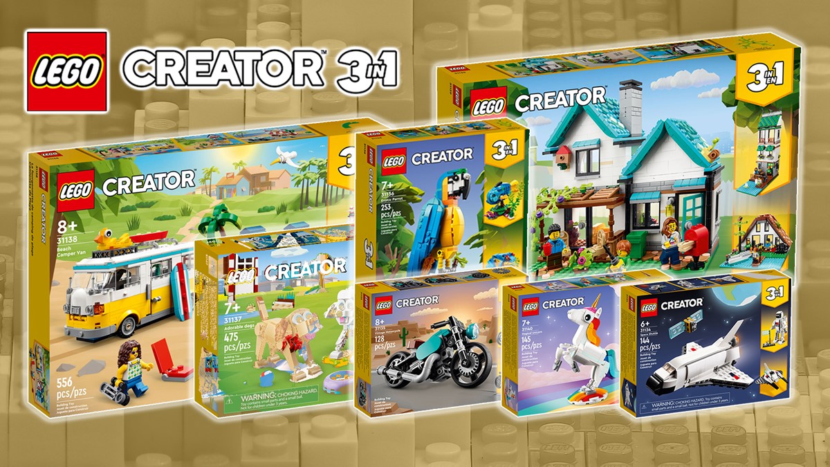 Są już oficjalne zdjęcia nowych setów LEGO Creator