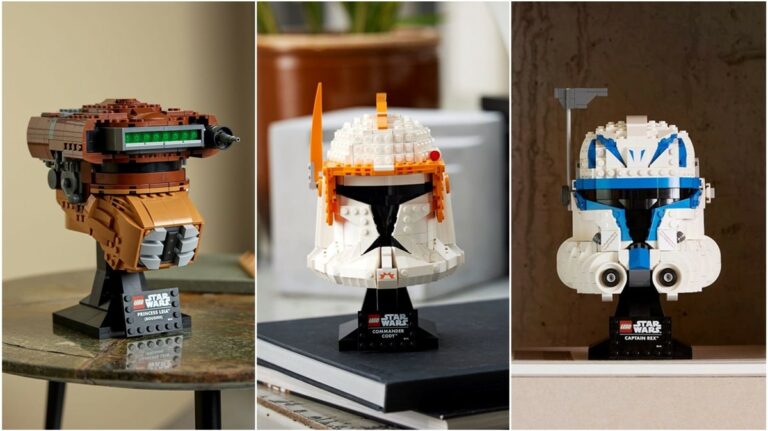 Trzy kolejne hełmy SW oficjalnie na stronie LEGO