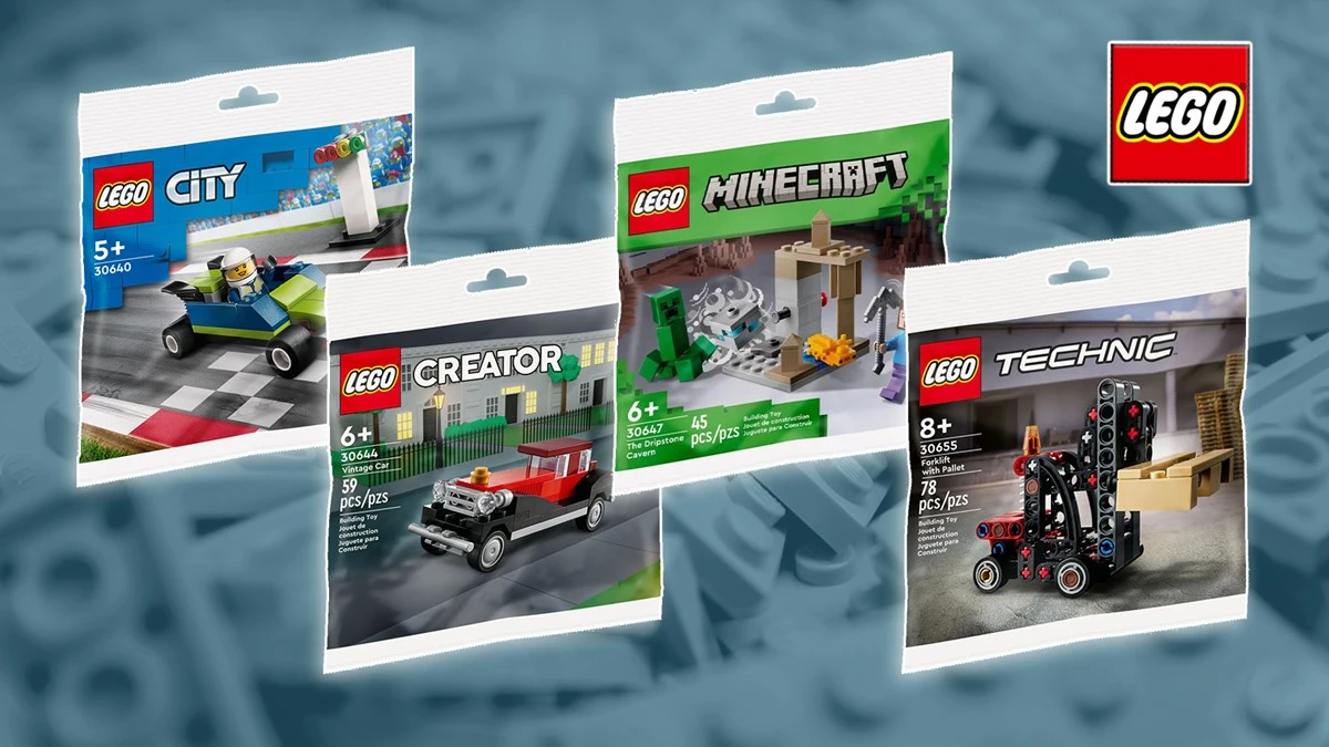 Cztery nowe polybagi za punkty VIP na stronie LEGO