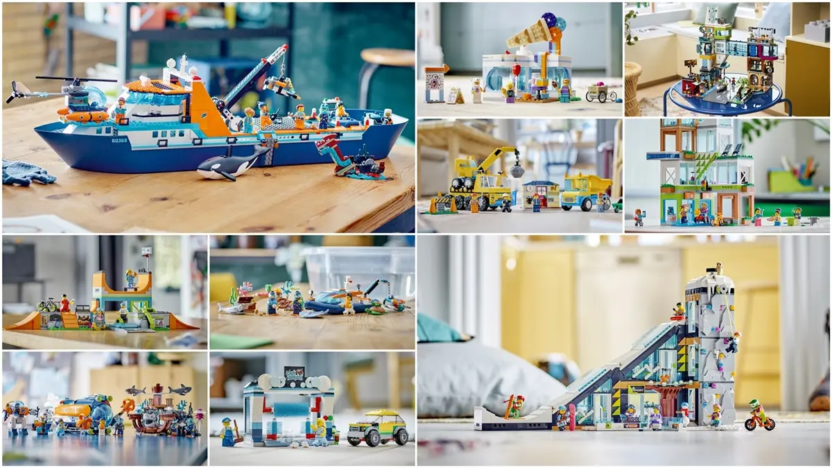 Dokładne opisy i masa zdjęć nowych setów LEGO City