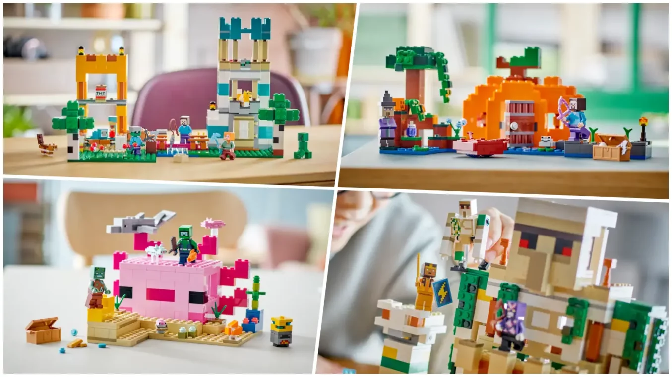 Cztery sety LEGO Minecraft dostępne w przedsprzedaży