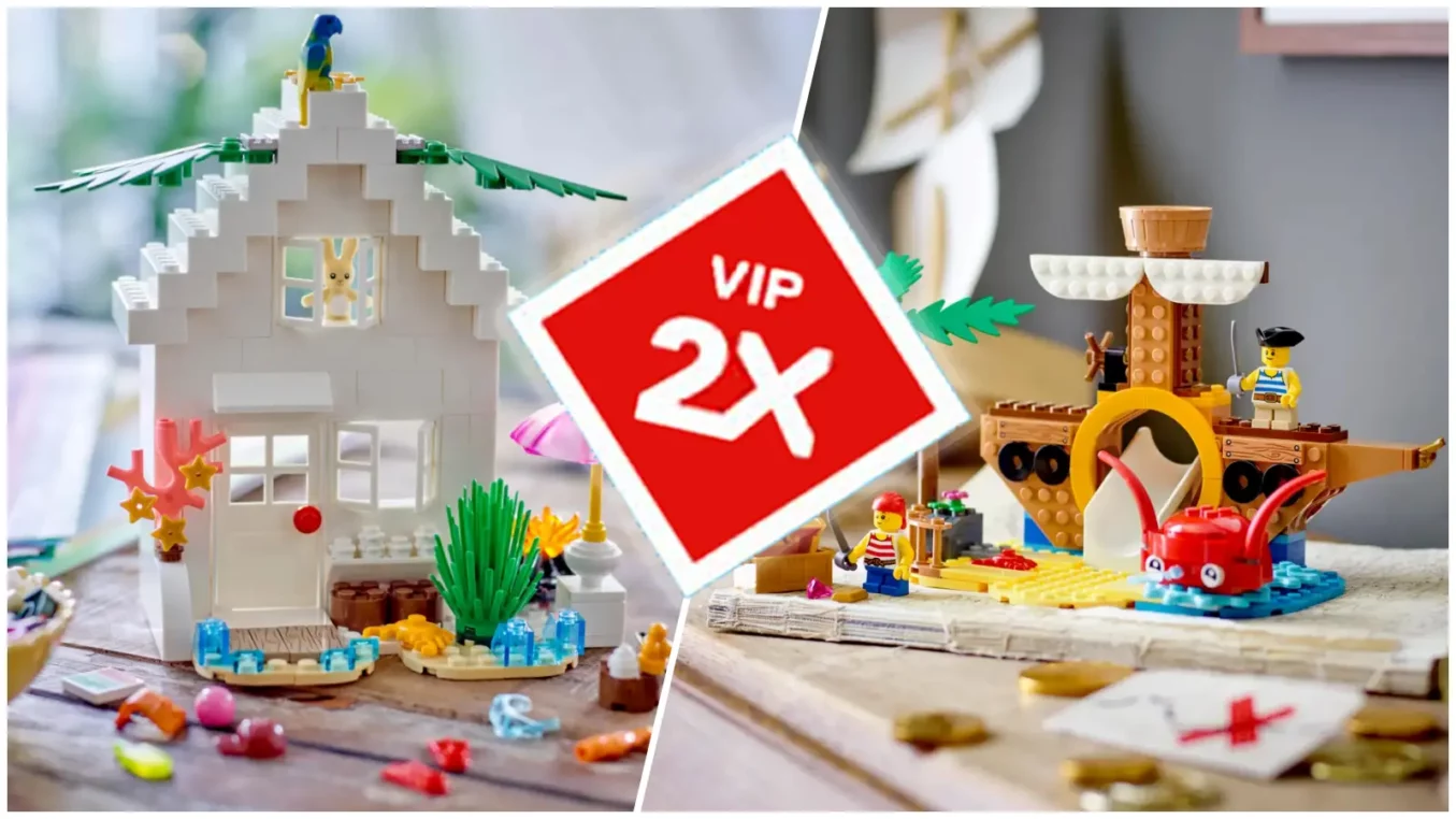 Podwójne punkty VIP i dwa gratisy na stronie LEGO