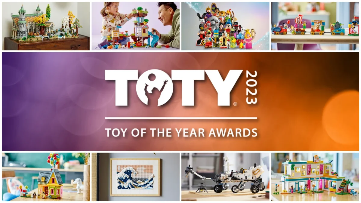 Osiem zestawów nominowanych do nagrody Toy of the Year 2023