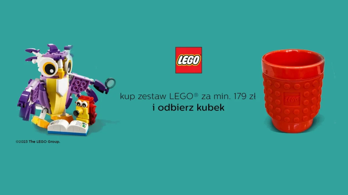 Kubek LEGO także na Allegro, w Smyku i Empiku