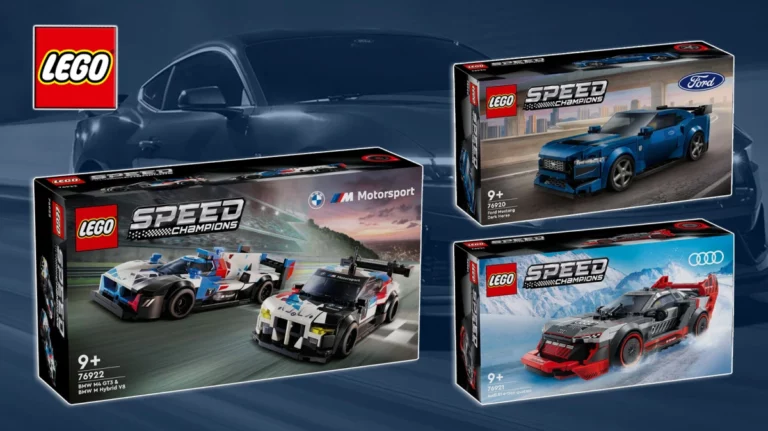 Trzy sety Speed Champions wjechały na stronę LEGO