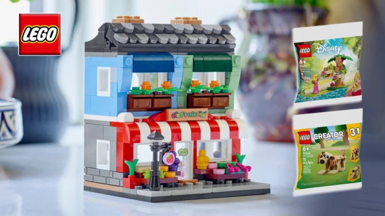 Trzy gratisy, m.in. sklep z owocami na stronie LEGO
