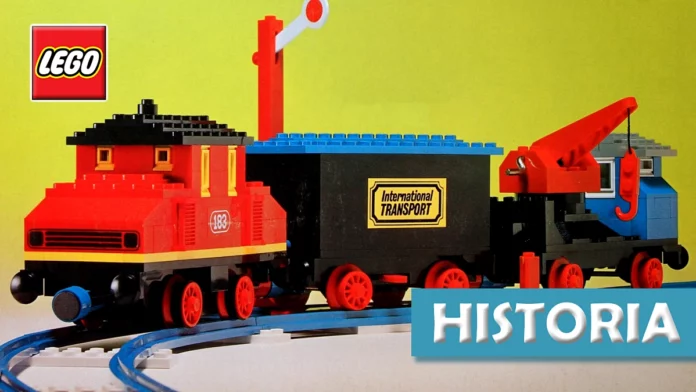 LEGO pociągi historia